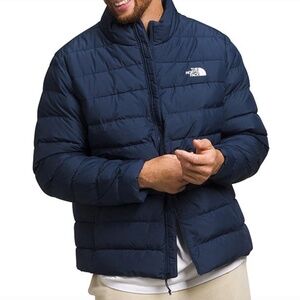NWT The North Face Aconcagua 3 Full Zip Puffer Insulated Jacket size 5X Navy